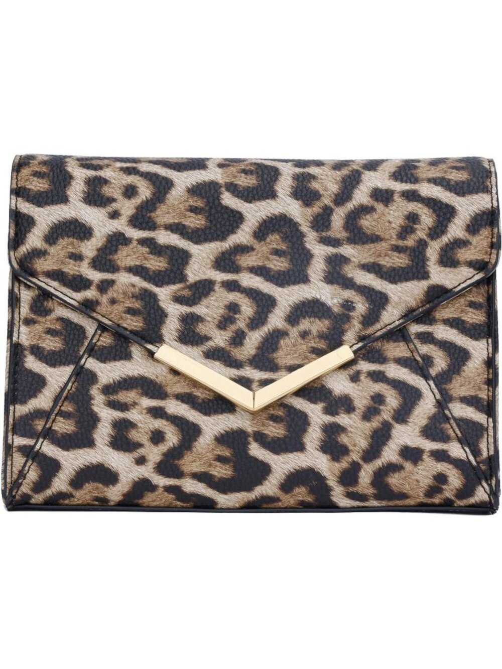 Women's Leopard Clutch Purses Wedding Party Evening Crossbody Shoulder Bags - Picture 4 of 6